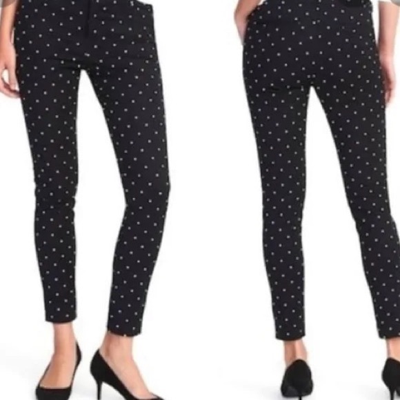 Old Navy Black Pixie Polka Dot Ankle Pant NWOT - Picture 5 of 5